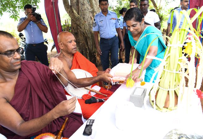 FOUNDATION STONE LAID FOR NEW CLASSROOM BUILDING AT WELAMITIYA PRIMARY SCHOOL